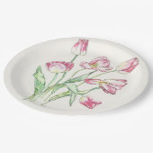 Assiettes En Carton Tulipes de Triomphe (Angle)