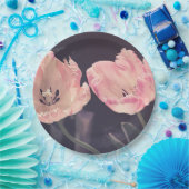 Assiettes En Carton Tulipes en fleurs mignonnes -Personnalisées (Fête)