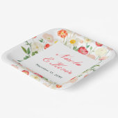 Assiettes En Carton Tulips and Daffodils Spring Wedding (Angulaire)