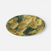 Assiettes En Carton Tulips Sunshine Yellow (Angle)