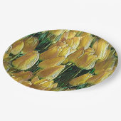 Assiettes En Carton Tulips Sunshine Yellow (Angle)