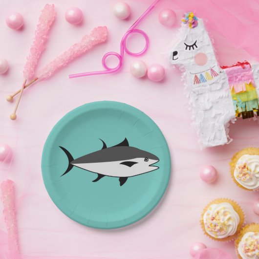 Assiettes En Carton Tuna thon à thon (Fête)