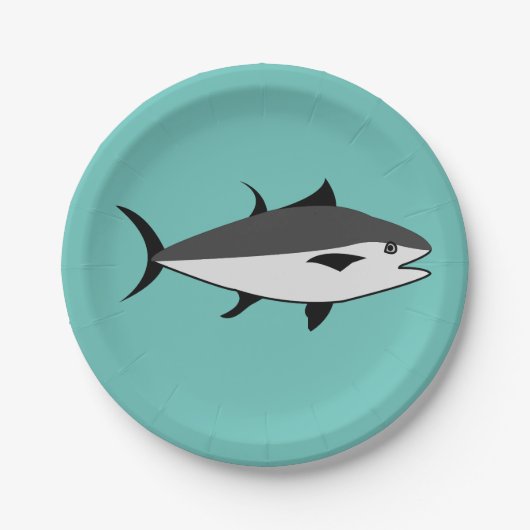 Assiettes En Carton Tuna thon à thon (Devant)