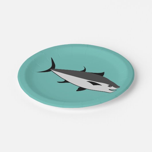 Assiettes En Carton Tuna thon à thon (Angle)