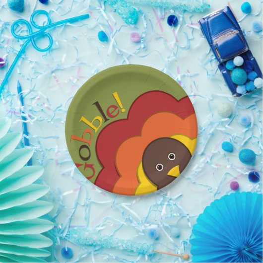 Assiettes En Carton Turc caché de Thanksgiving (Fête)