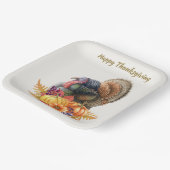 Assiettes En Carton Turquie Citrouilles Thanksgiving Plaque papier (Angulaire)