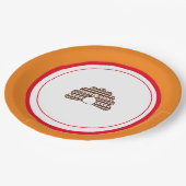 Assiettes En Carton Turquie Design Thanksgiving Party Fournitures (Angle)