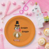 Assiettes En Carton Turquie Thanksgiving comique (Fête)