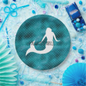 Assiettes En Carton Turquoise Aqua Blue Parties scintillant Éperche Si (Fête)