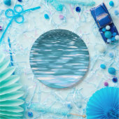 Assiettes En Carton Turquoise shimmer (Fête)