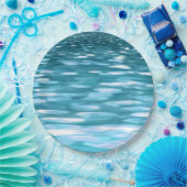 Assiettes En Carton Turquoise shimmer (Fête)