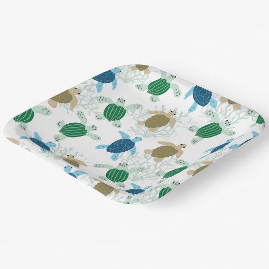 Assiettes En Carton Turtle  (Angulaire)