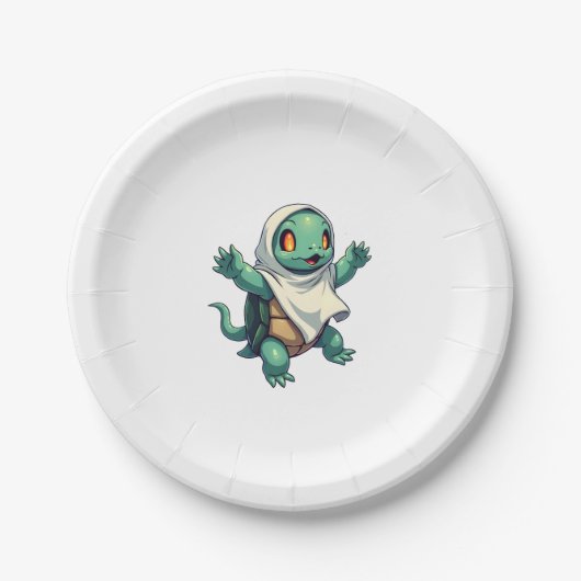 Assiettes En Carton Turtle Ghoul (Devant)
