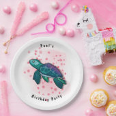 Assiettes En Carton Turtle Party (Fête)