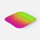 Assiettes En Carton Tutti Frutti Gradient (Angulaire)