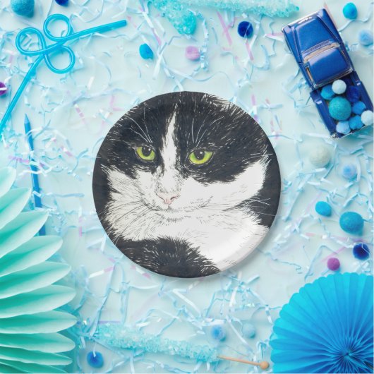 Assiettes En Carton Tuxedo (Fête)