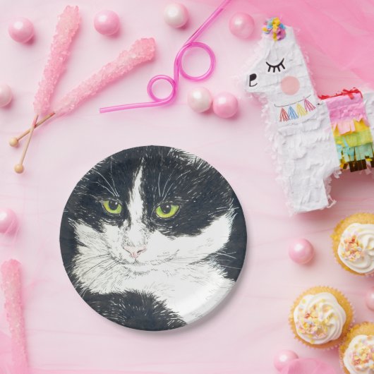 Assiettes En Carton Tuxedo (Fête)