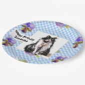 Assiettes En Carton Tuxedo Chat Love You Black and White Cats Girls (Angle)