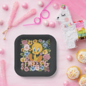 Assiettes En Carton TWEETY™ Floral Embroidery Graphic (Fête)