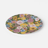 Assiettes En Carton TWEETY™ Floral Embroidery Pattern (Angle)