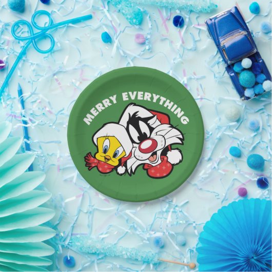 Assiettes En Carton TWEETY™ & SYLVESTER™ "Joyeux tout" (Fête)