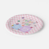 Assiettes En Carton Twelve Est Un Vibe Preppy Patch 12ème Anniversaire (Angle)