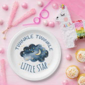 Assiettes En Carton Twinkle Twinkle Little Star Baby shower (Fête)