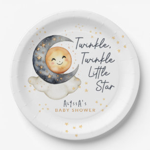 Assiettes En Carton Twinkle Twinkle Little Star Baby shower