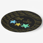 Assiettes En Carton Twinkle Twinkle Little Star Party (Angle)