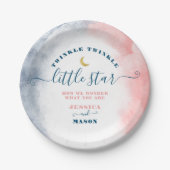 Assiettes En Carton Twinkle Twinkle Little Star Sexe Plaques de révéla (Devant)