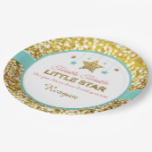 Assiettes En Carton Twinkle Twinkle petites plaques de baby shower éto (Angle)