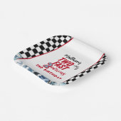 Assiettes En Carton Two Fast 2nd birthday Boy Racing Car  (Angulaire)