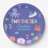 Assiettes En Carton TWO the SEA Party – 2nd Birthday Ocean Theme (Devant)