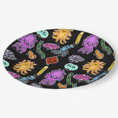 Assiettes En Carton Types De Bactéries (Angle)