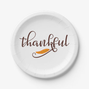 Assiettes En Carton Typographie de plaisanterie autochtone de Feather 