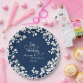 Assiettes En Carton Typographie du script Le souffle de notre bébé Mar (Fête)