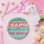 Assiettes En Carton Typographie vintage (Fête)