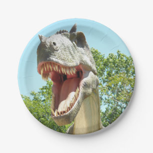 Assiettes En Carton Tyrannosaurus T-Rex