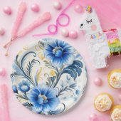 Assiettes En Carton Ukrainian folk art pattern (Fête)