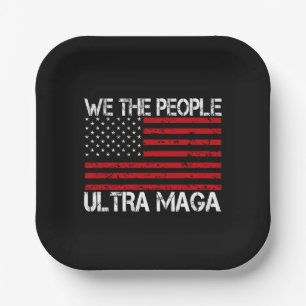 Assiettes En Carton Ultra Maga Pro Trump 2024 Drôle Républicain