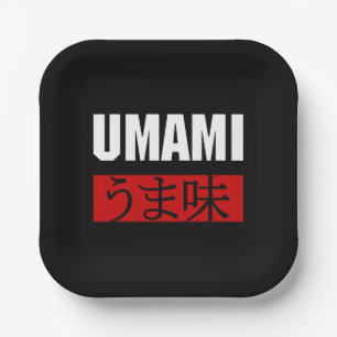ASSIETTES EN CARTON UMAMI う ま 味 BANDANA