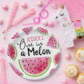 Assiettes En Carton Un à Melon Anniversaire Party (Fête)