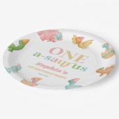 Assiettes En Carton Un A-Saurus Dinosaur 1ère fête d'anniversaire (Angle)