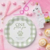 Assiettes En Carton Un an d'or Retriever fête d'anniversaire (Fête)