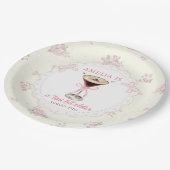 Assiettes En Carton Un Anniversaire Martini Coquette Un Tout Petit Peu (Angle)