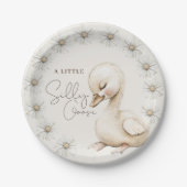 Assiettes En Carton Un Baby shower de Boho Neutre et Silencieux (Devant)