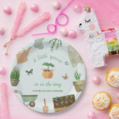 Assiettes En Carton Un Baby shower Plante Un Petit Jardin De Sprout (Fête)