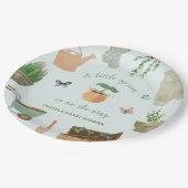 Assiettes En Carton Un Baby shower Plante Un Petit Jardin De Sprout (Angle)