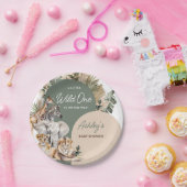 Assiettes En Carton Un Baby shower Safari Un Peu Sauvage (Fête)