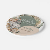 Assiettes En Carton Un Baby shower Safari Un Peu Sauvage (Angle)